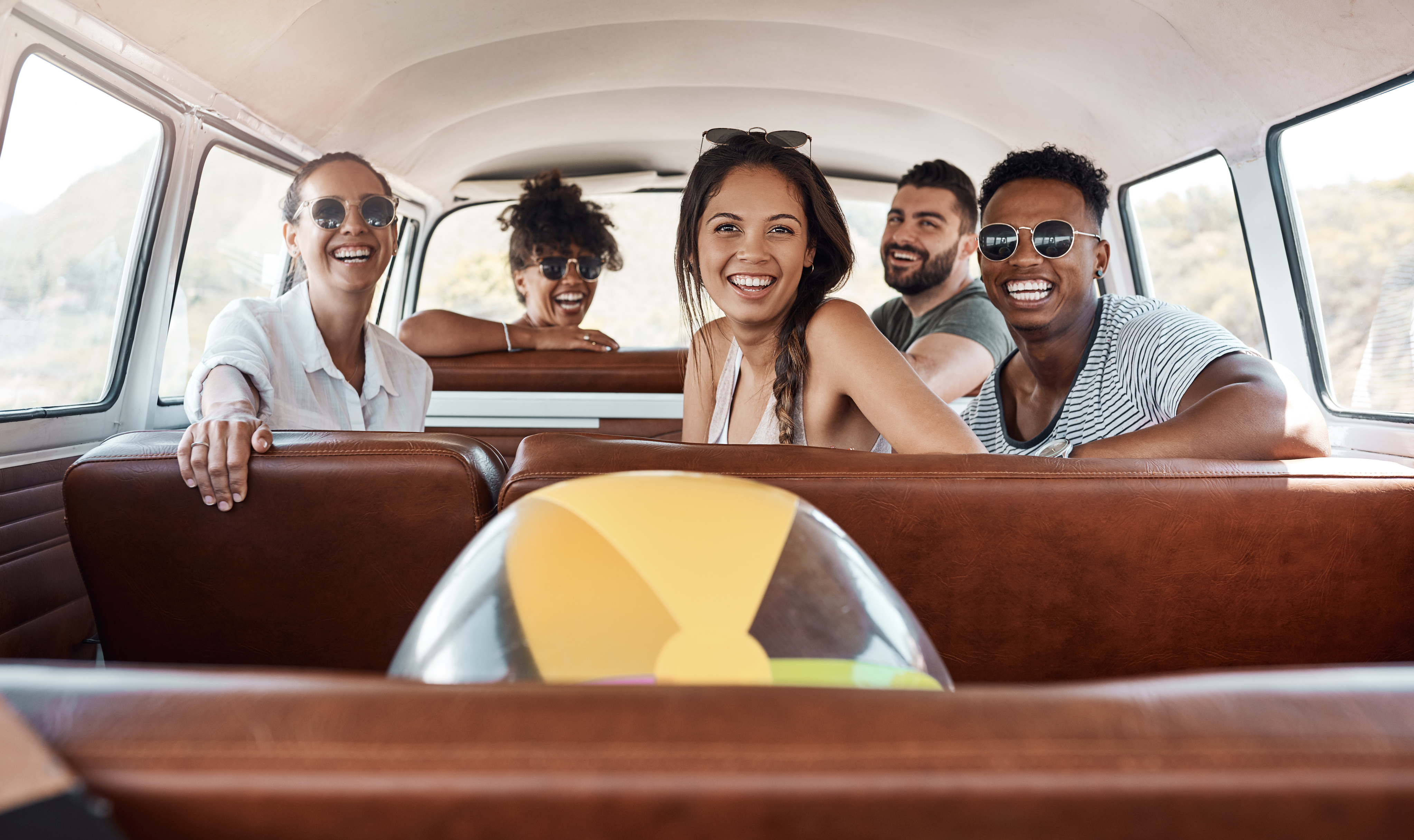 People inside vehicle